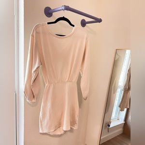 Sweater dress with cutouts